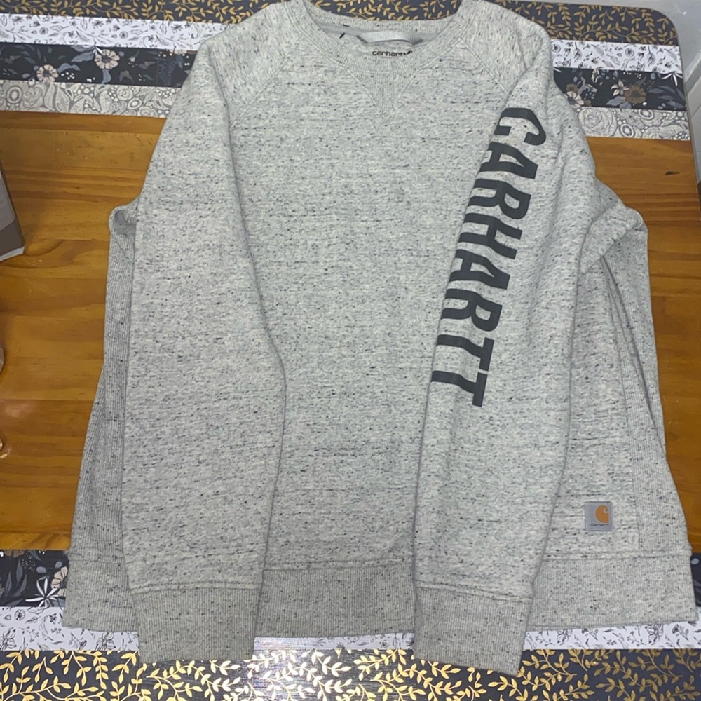 Carhartt Women’s Plus Size 1X (16-18) Relaxed Fit Crewneck Sweater A-9